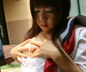 Japanese schoolgirl Shino..