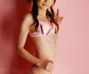 Slim Japanese teen Anna..
